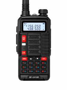 Рация Baofeng UV-10R 10W с гарнитурой черная